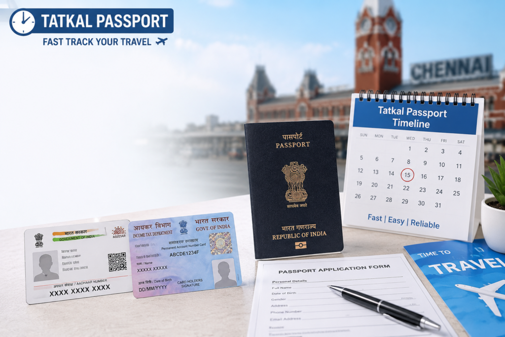Tatkal Passport in Chennai